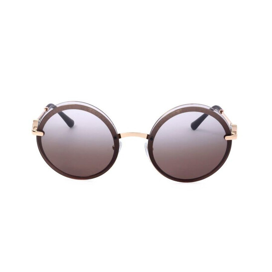 Bvlgari Ladies Rose Gold Tone Round Sunglasses 0BV6149B-278  display picture 1