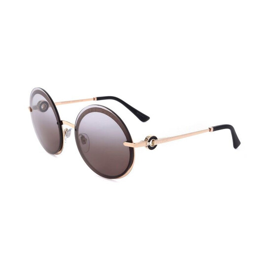Bvlgari Rose Gold Aviator Unisex Sunglasses EUC BVLGARI BV6176 Rose Gold Pink Mirrored Rectangle Metal  main image 4