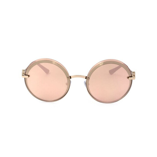 Bvlgari Ladies Rose Gold Tone Round Sunglasses 0BV6149B-278  display picture 3