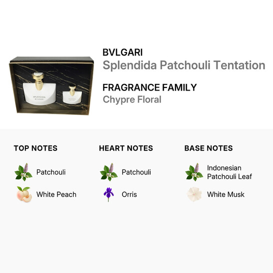 Bvlgari Ladies Splendida Patchouli Tentation Gift Set Fragrances