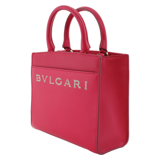 Bvlgari Logo Small Leather Tote Bag 291656 8052749234880