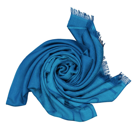 Bvlgari Logomania Fade Cashmere and Silk Stole 245847