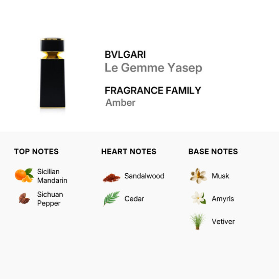 Bvlgari Men's Le Gemme Yasep EDP Spray 3.4 oz Fragrances