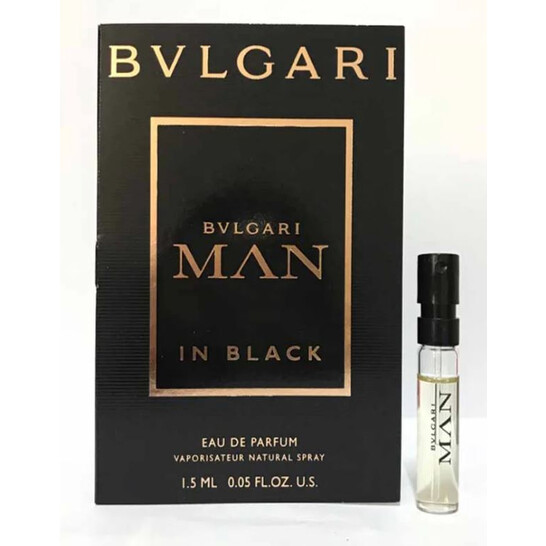 香水(男性用) BVLGARI BLACK Eau de Toilette 75ml Bvlgari Men's Man In Black EDP 0.05 oz Fragrances
