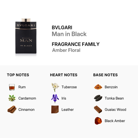 Bvlgari Men's Man in Black EDP Spray 5 oz Fragrances 783320414787