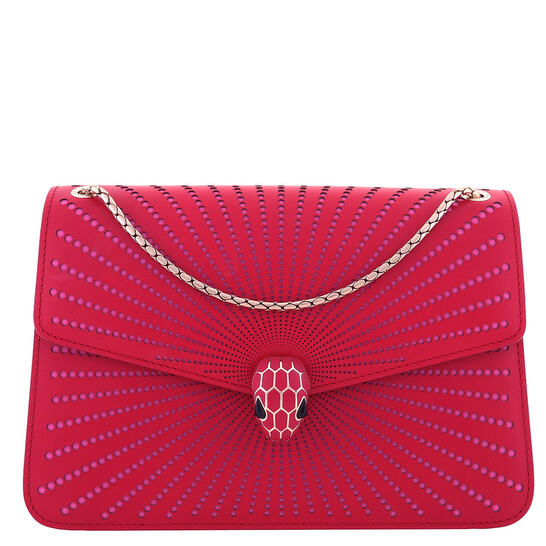 Bvlgari Serpenti Forever Leather Shoulder Bag 291740
