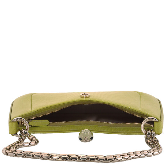 Bvlgari Small Serpenti Baia Leather Shoulder Bag 293744