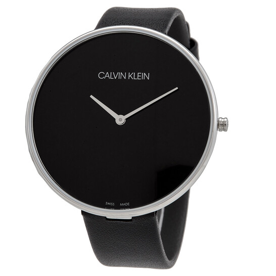 Calvin Klein Full Moon Black Dial Ladies Watch K8Y231C1 Watches