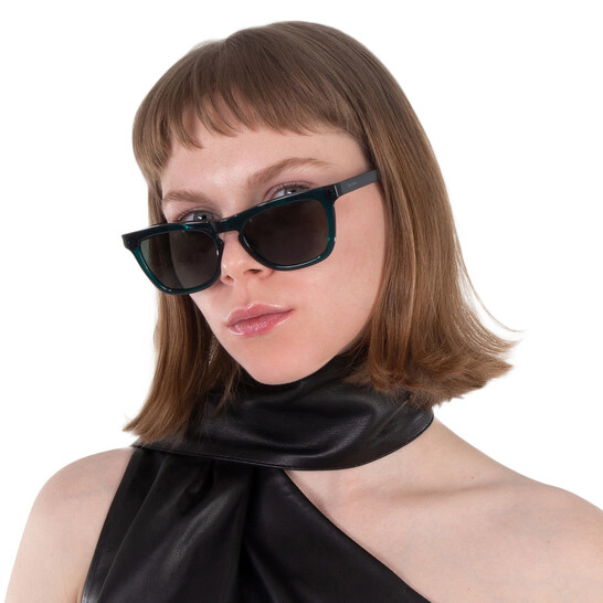 Calvin Klein Green Square Ladies Sunglasses CK23535S 300 53  display picture 1