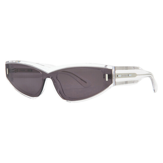 ?✨NEW✨?NWT Calvin Klein  Silver Browline Unisex Sunglasses Shield Sunglasses CKJ23655S Calvin Klein® | 0CKJ23655S040 main image 2