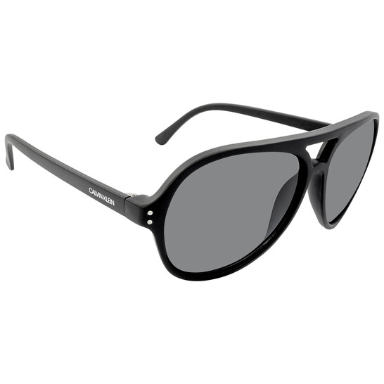 Calvin Klein Grey Pilot Men's Sunglasses CK19532S 001 58