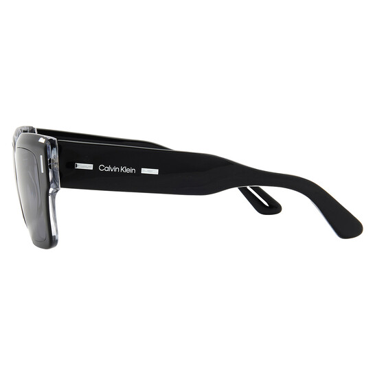 New CALVIN KLEIN CK-23538S 001 Black Sunglasses with Grey Lenses Sunglasses Calvin Klein CK23538S - Mia Burton main image 2