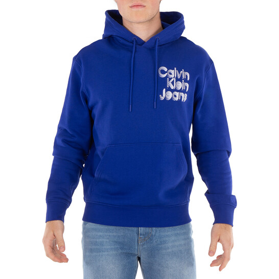 Calvin Klein Stacked Euphoric Logo Print Hoodie