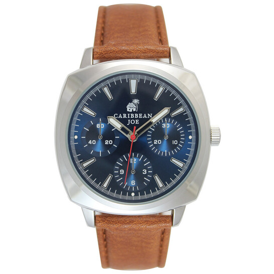 Caribbean Joe Quartz Blue Dial Men's Watch CJ7128SL 613874025934