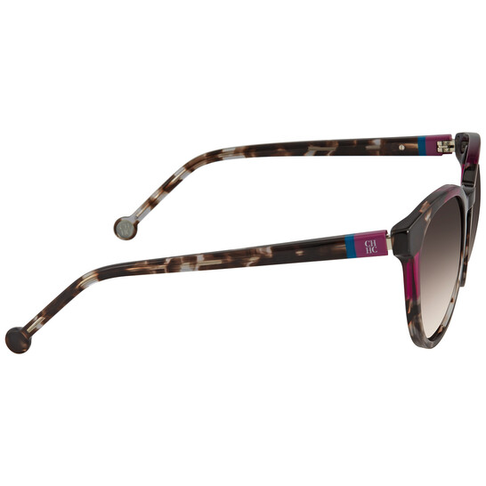 Carolina Herrera Gradient Brown Pink Oval Unisex Sunglasses  display picture 3