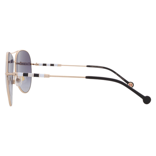 Carolina Herrera Grey Shaded Pilot Ladies Sunglasses CH 0034  display picture 1