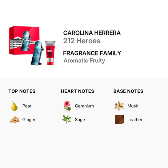 Carolina Herrera Men's 212 Heroes Gift Set Fragrances