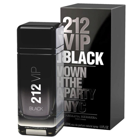Carolina Herrera Men's 212 VIP Black EDP Spray 6.8 oz (200 ml