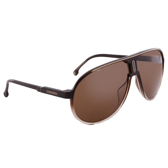 Carrera Brown Pilot Unisex Sunglasses CHAMPION65/N 00MY/70  display picture 1