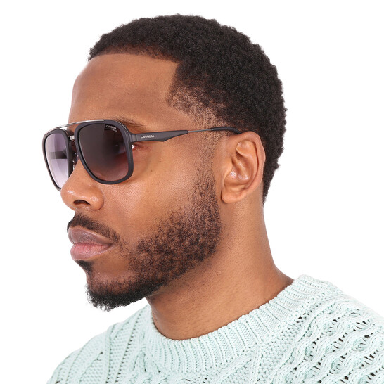 Carrera Grey Shaded Square Unisex Sunglasses CARRERA 133/S 0T17/9O 57 - 546x546 Image #2