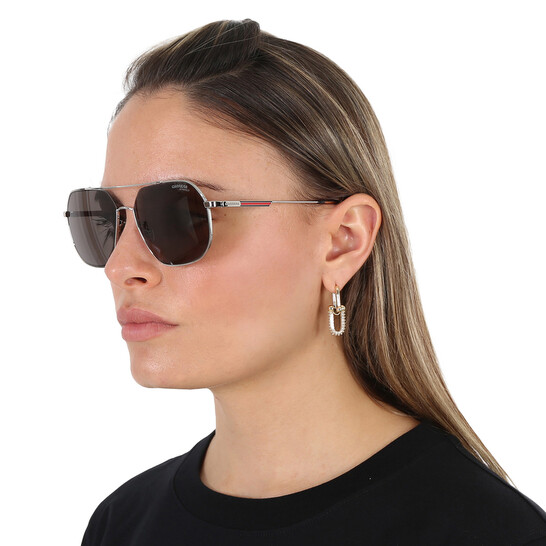 NWT!!! CARRERA Sunglasses 1035/GS 010IR Authentic carrera-grey-pilot-unisex-  main image 4