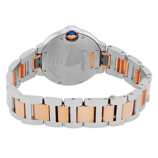 Cartier Ballon Bleu 36 Automatic 18kt Rose Gold and Stainless