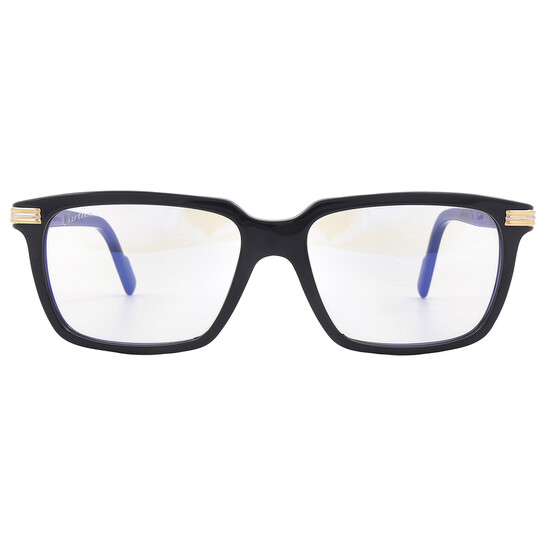 Cartier Blue Light Block Photochromatic Rectangular Men's Sunglasses  CT0220S 006 55