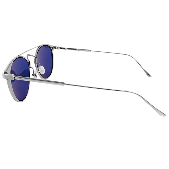 Cartier サングラス CT0015S シルバー CRESW00289 - C de Cartier signature Sunglasses - Metal, grey