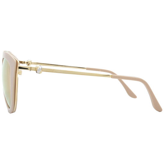 【送料,関税込】Cartierスリーリング デコールサングラスCT0247S Cartier CT0247S 001-54 Trinity Gold Tone/Black Ladies