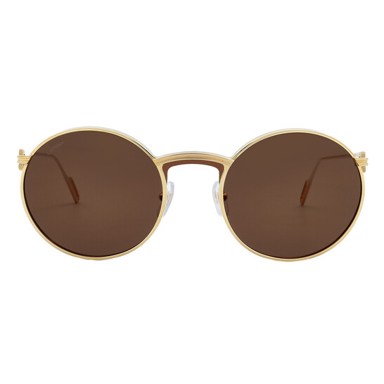Cartier ブラウン Cartier CT0366S 002 Sunglasses - US