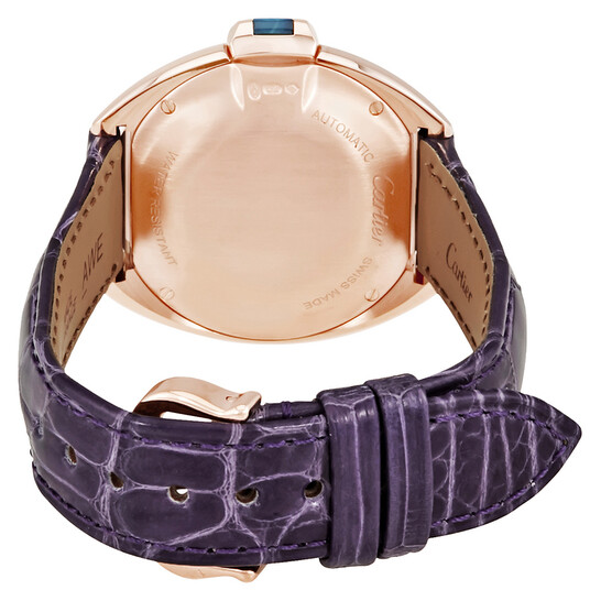 Cartier Cle 18kt Rose Gold Automatic Flinque Sunray Dial Ladies Watch WJCL0031 - 546x546 Image #3