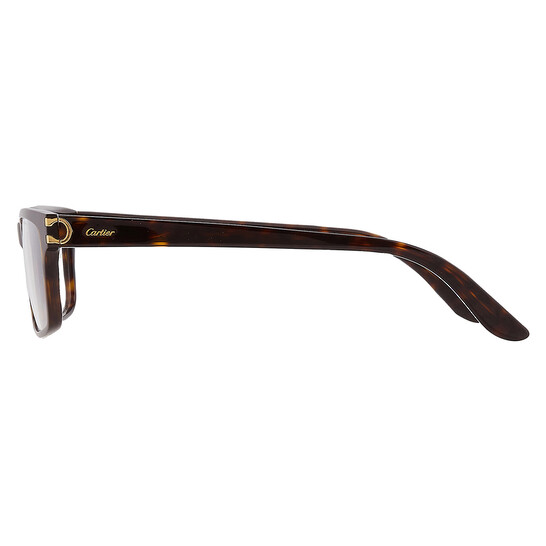 Cartier Demo Rectangular Men's Eyeglasses CT0005O 005 55