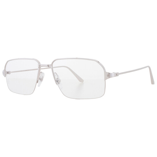 Cartier Santos de Cartier Demo Rectangular Men's Eyeglasses