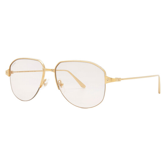 Cartier Limited Edition Green Clip-On Pilot Men's Sunglasses