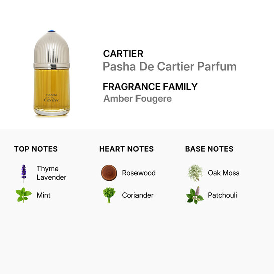 Cartier Men's Pasha De Cartier Parfum 3.4 oz Fragrances
