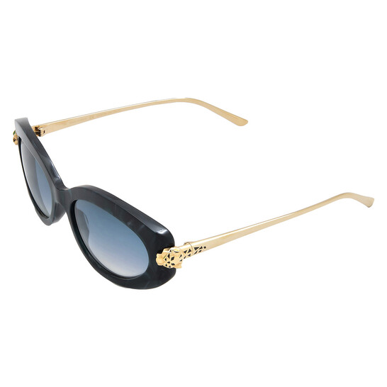 Cartier Panthere de Cartier Green Oval Ladies Sunglasses  display picture 2