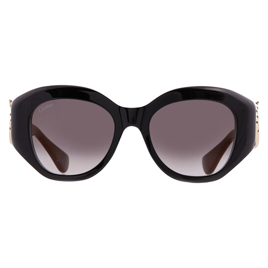 Cartier Panthere de Cartier Grey Butterfly Ladies Sunglasses