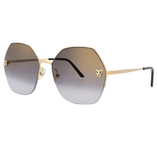 Cartier Panthere De Cartier Grey Gradient Mirror Geometric Ladies Sunglasses CT0332S 001 62 Cartier Panthere De Cartier Grey Gradient Mirror Geometric Ladies Sunglasses CT0332S 001 62 - 546x546 Image #3