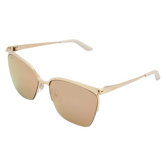 Cartier Panthere de Cartier Pink Cat Eye Ladies Sunglasses  display picture 2
