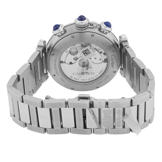Cartier Pasha 41mm Chronograph Automatic Blue Dial Men's Watch