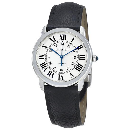 Cartier Ronde Solo Automatic Silver Opaline Dial Ladies