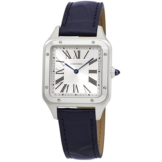 CARTIER サントス-デュモン ウォッチ WSSA0022 Cartier Santos-Dumont Quartz Silver Dial Men's Watch