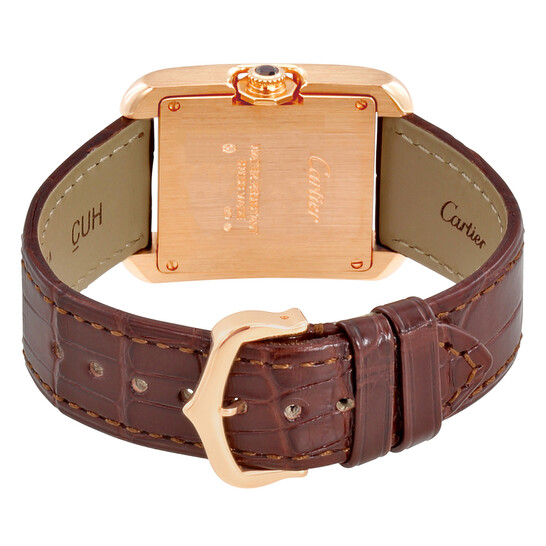 Cartier Tank Anglaise Silvered Flinque Dial Ladies Watch W5310042 - 546x546 Image #3