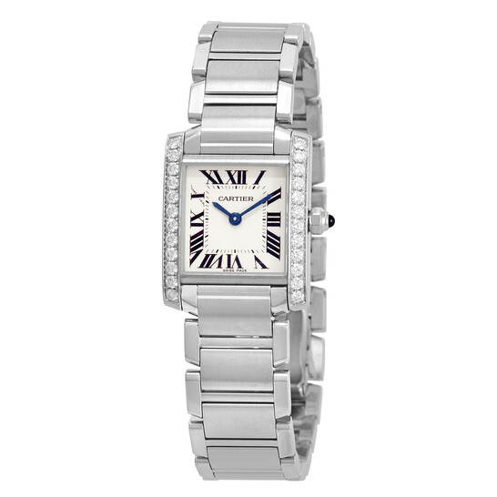 Cartier Tank Francaise Silver Dial Ladies Watch W4TA0008 Cartier Tank Francaise Silver Dial Ladies Watch W4TA0008 - 546x546