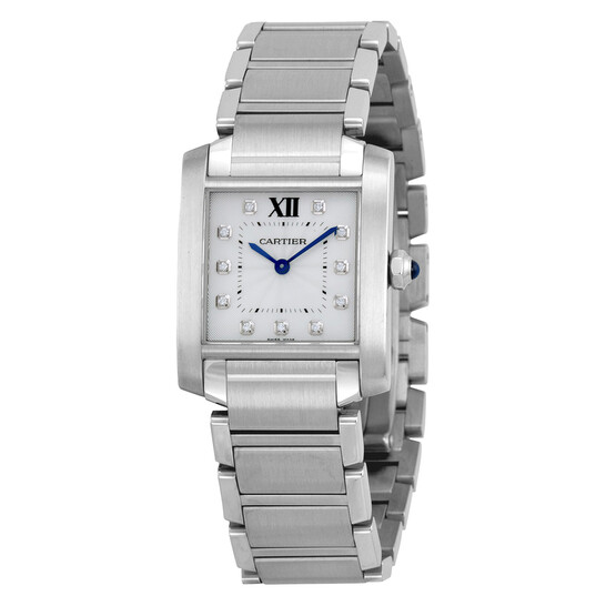 Cartier Tank Francaise Silver Dial Ladies Watch WE110007 - 546x546
