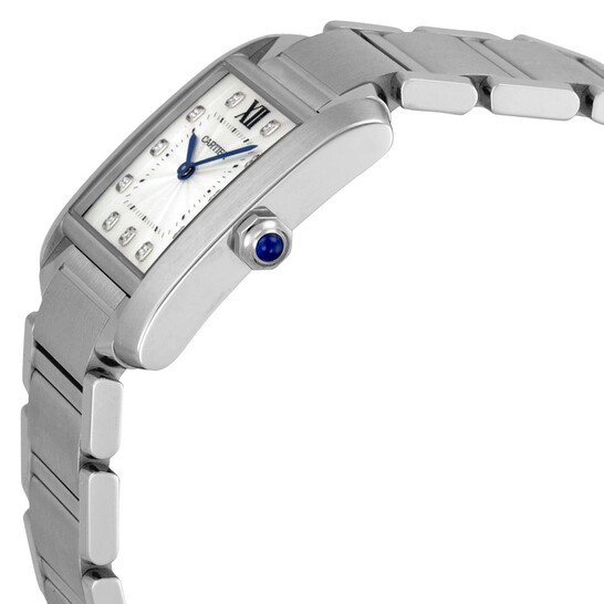 Cartier Tank Francaise Silver Dial Ladies Watch WE110007 - 546x546 Image #2