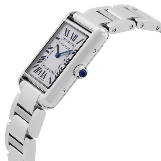 Cartier Tank Must SolarBeat Quartz White Dial Watch WSTA0122