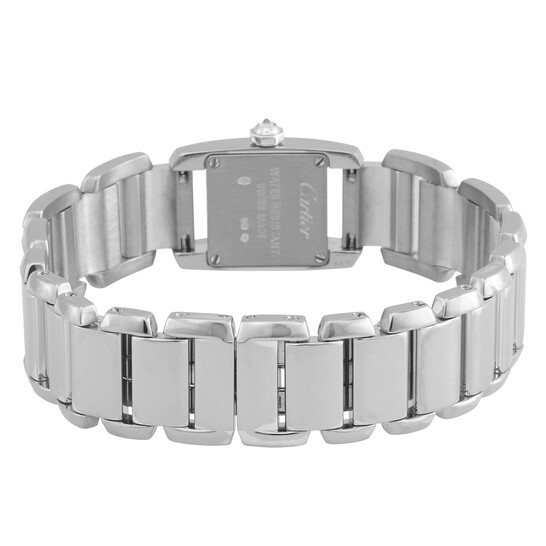 Cartier Tankissime Silver Dial 18K White Gold Diamond Ladies  display picture 2