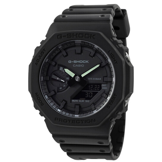 Casio Alarm World Time Quartz Analog-Digital Black Dial Men's