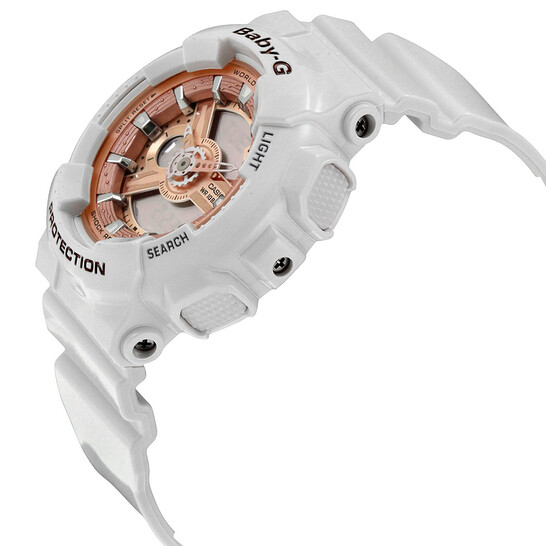 BA110-7a1⭐️新品未使用品⭐️CASIO BABY-G ホワイト Casio Baby G White Resin Ladies Watch BA110-7A1 079767921057